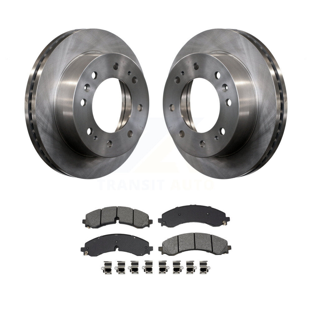 Rotors de frein avant et Kit de plaquettes semi-métalliques pour GMC Chevrolet Sierra 2500 HD 350