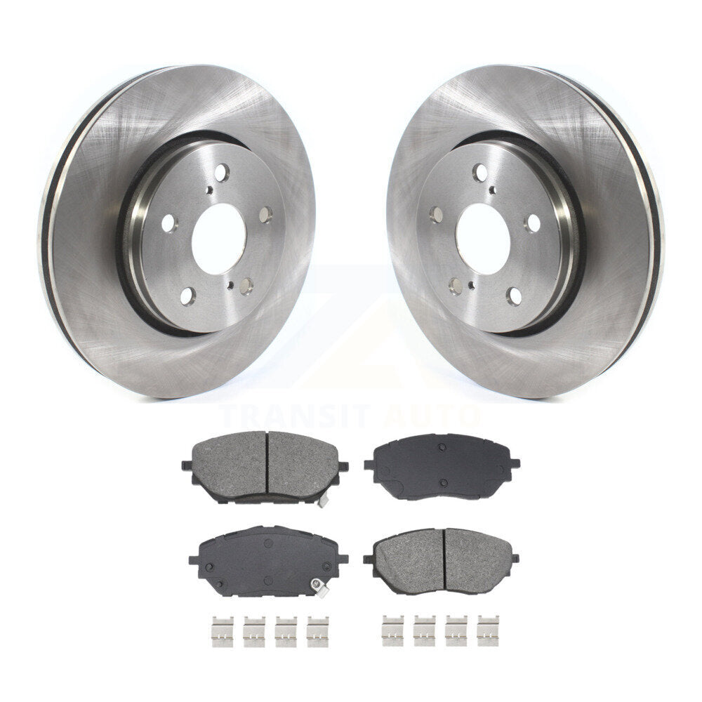 Kit de disques de frein à disque avant et plaquettes semi-métalliques pour Toyota C-HR K8S-104004