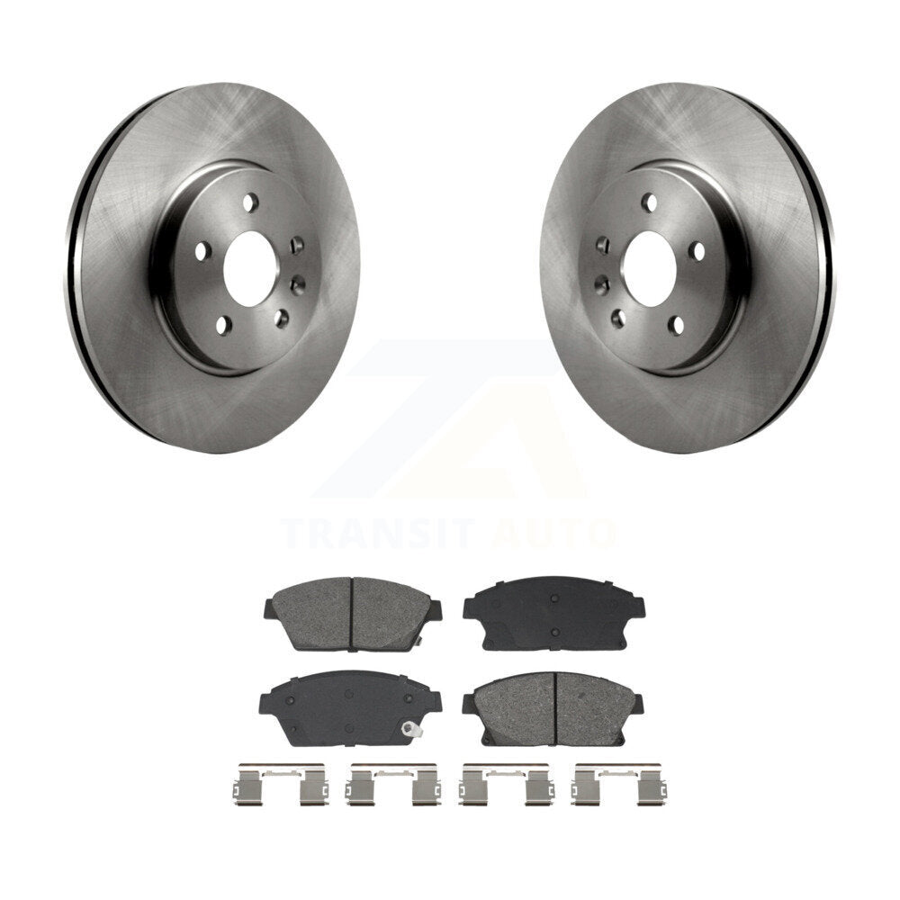 Rotor de frein à disque avant et Kit de plaquettes semi-métalliques pour Chevrolet Trax Buick Encor