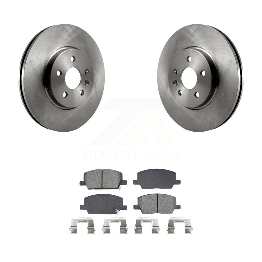 Rotor de frein à disque avant et Kit de plaquettes semi-métalliques pour Buick Encore Chevrolet Tra