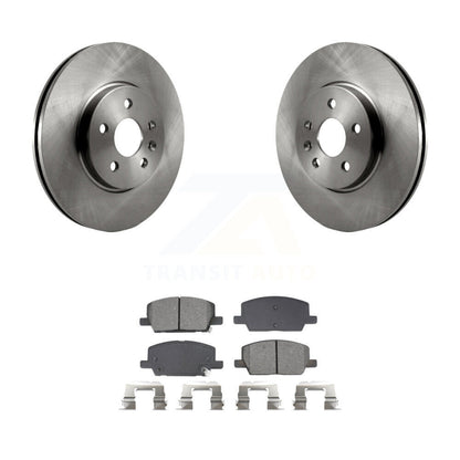 Rotor de frein à disque avant et Kit de plaquettes semi-métalliques pour Buick Encore Chevrolet Tra