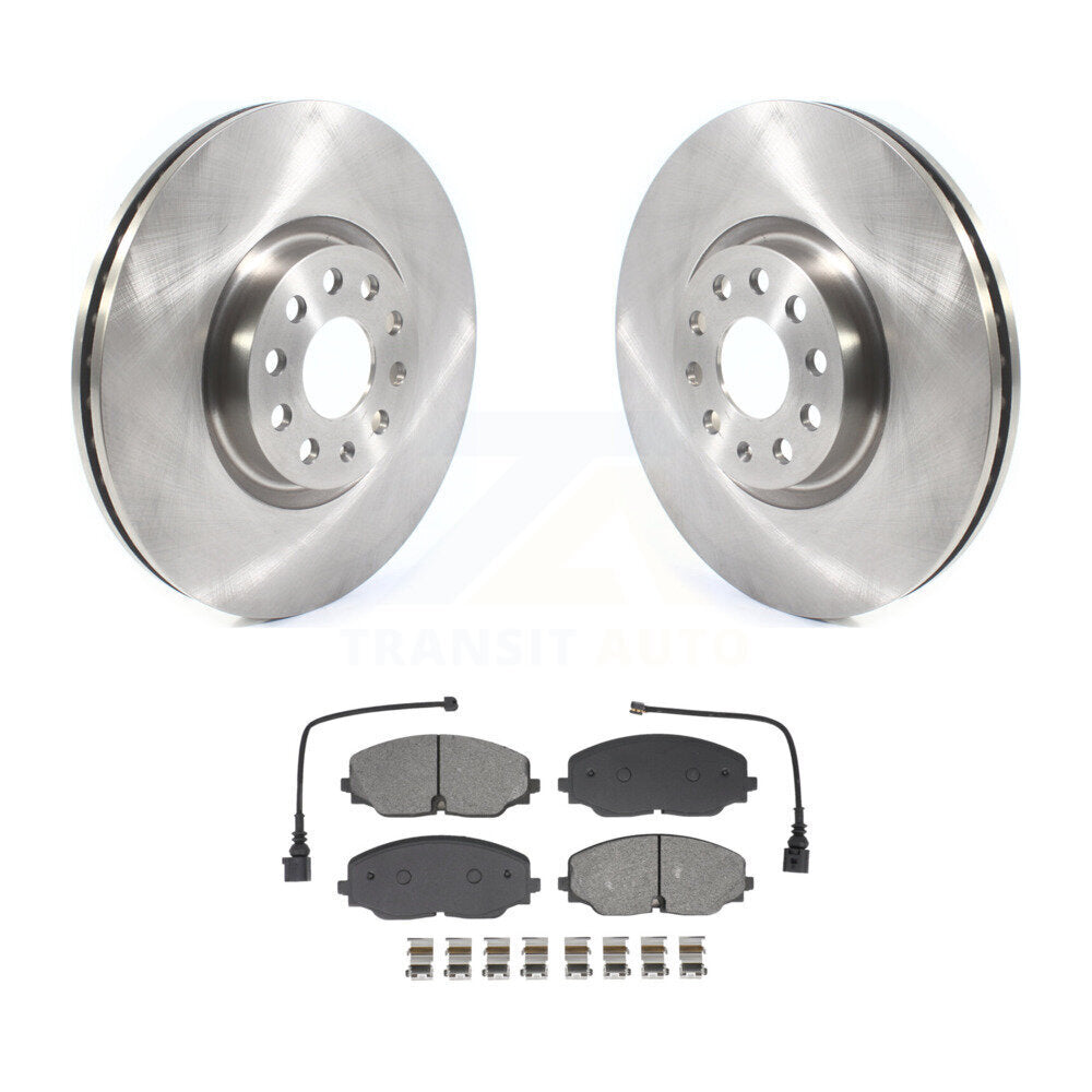 Rotors de frein à disque avant et Kit de plaquettes semi-métalliques pour Volkswagen Atlas Cross Spor