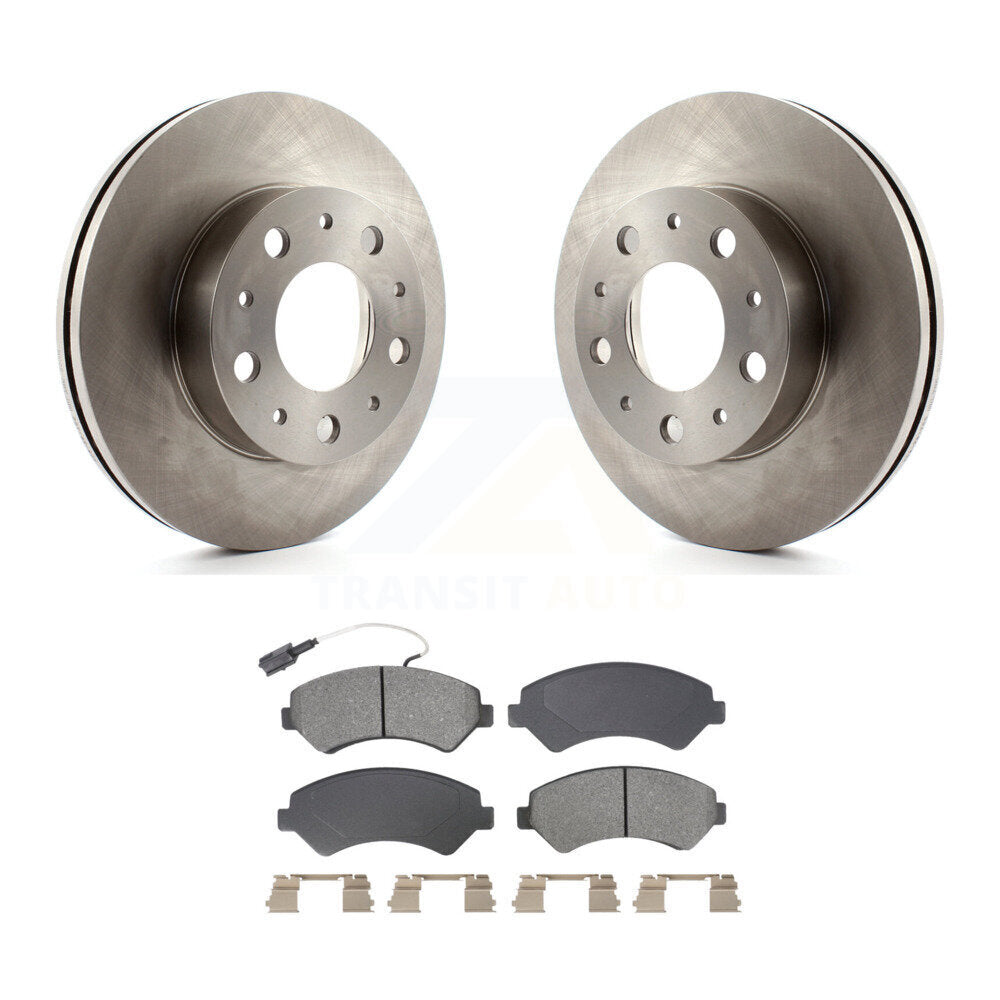 Rotors de frein à disque avant et Kit de plaquettes semi-métalliques pour Ram ProMaster 2500 3500 150