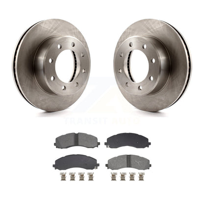 Kit de rotors de frein à disque avant et plaquettes semi-métalliques pour Ram 2500 3500 K8S-104013
