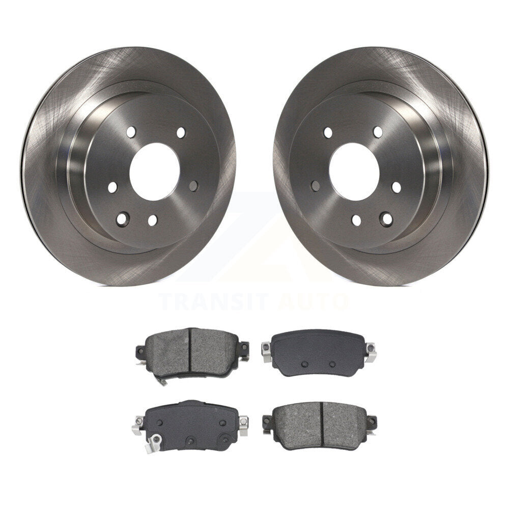 Kit de disques de frein à disque arrière et de plaquettes semi-métalliques pour Nissan Rogue Sport S 2019