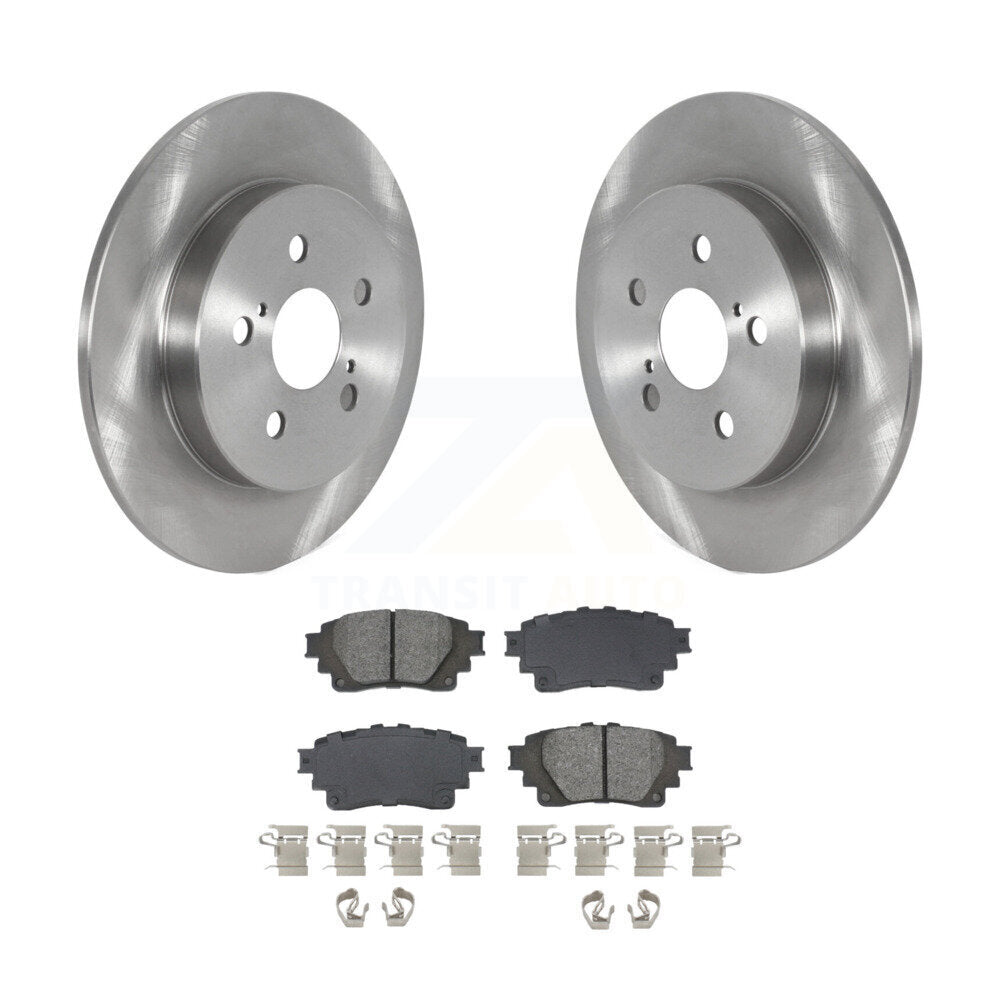 Kit de disques de frein à disque arrière et plaquettes semi-métalliques pour Toyota Corolla K8S-104028