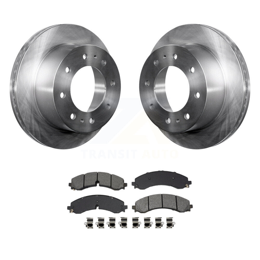 Kit de rotor de frein arrière et de plaquettes semi-métalliques pour GMC Chevrolet Sierra 2500 HD 350