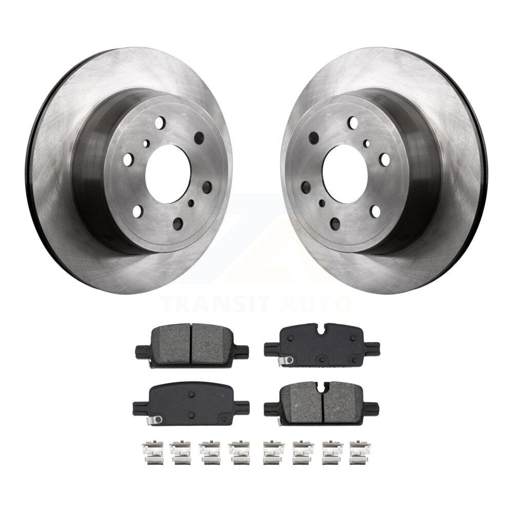 Kit de rotors de frein à disque arrière et plaquettes semi-métalliques pour GMC Sierra 1500 K8S-10403