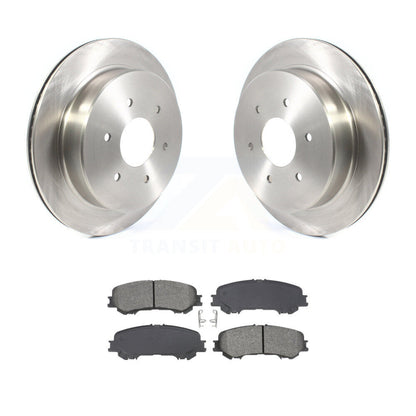 Kit de disques de frein à disque arrière et de plaquettes semi-métalliques pour Nissan TITAN 2017 – 2023
