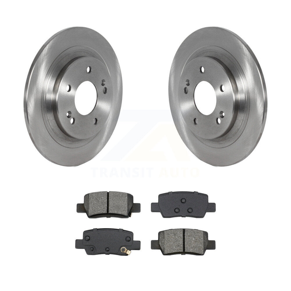 Kit de disques de frein à disque arrière et plaquettes semi-métalliques pour Kia Seltos K8S-104035