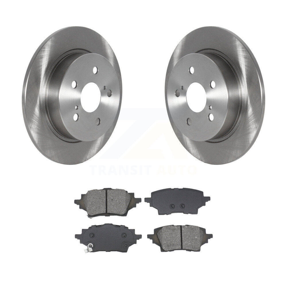 Kit de disques de frein à disque arrière et plaquettes semi-métalliques pour Toyota C-HR K8S-104036