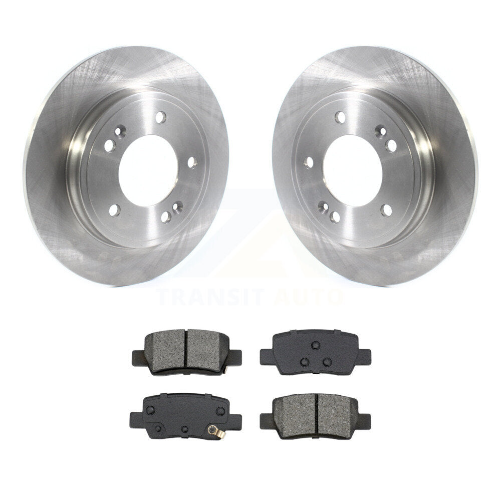Kit de disques de frein à disque arrière et plaquettes semi-métalliques pour Hyundai Elantra K8S-10403