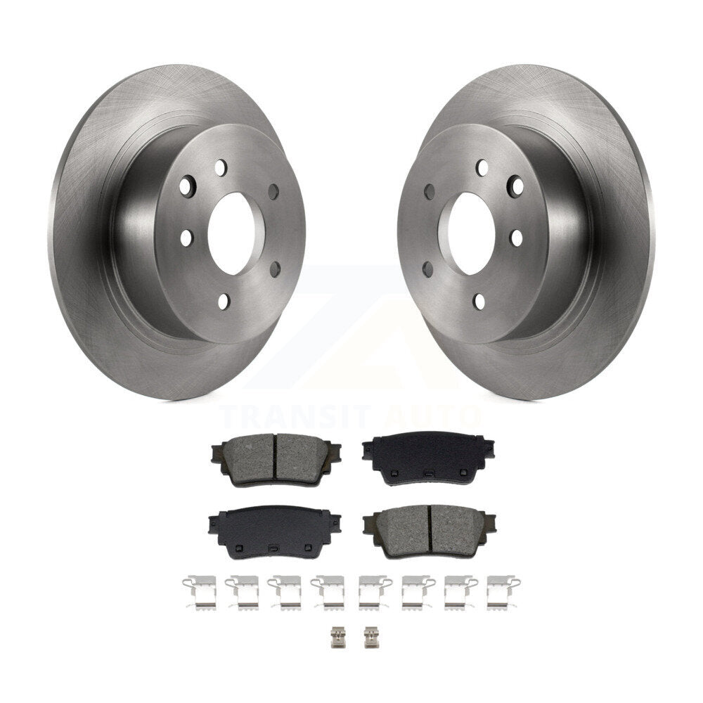 Rotors de frein à disque arrière et kit de plaquettes semi-métalliques pour Nissan Altima AW 2019-2020