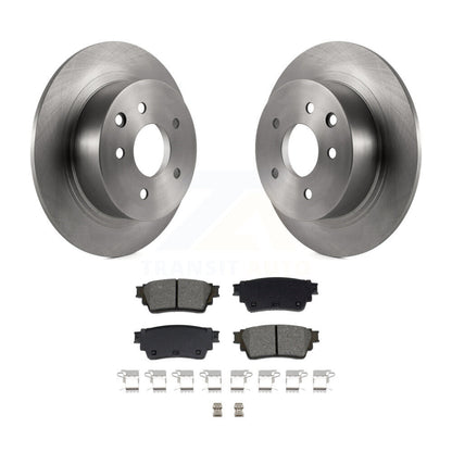 Rotors de frein à disque arrière et kit de plaquettes semi-métalliques pour Nissan Altima AW 2019-2020