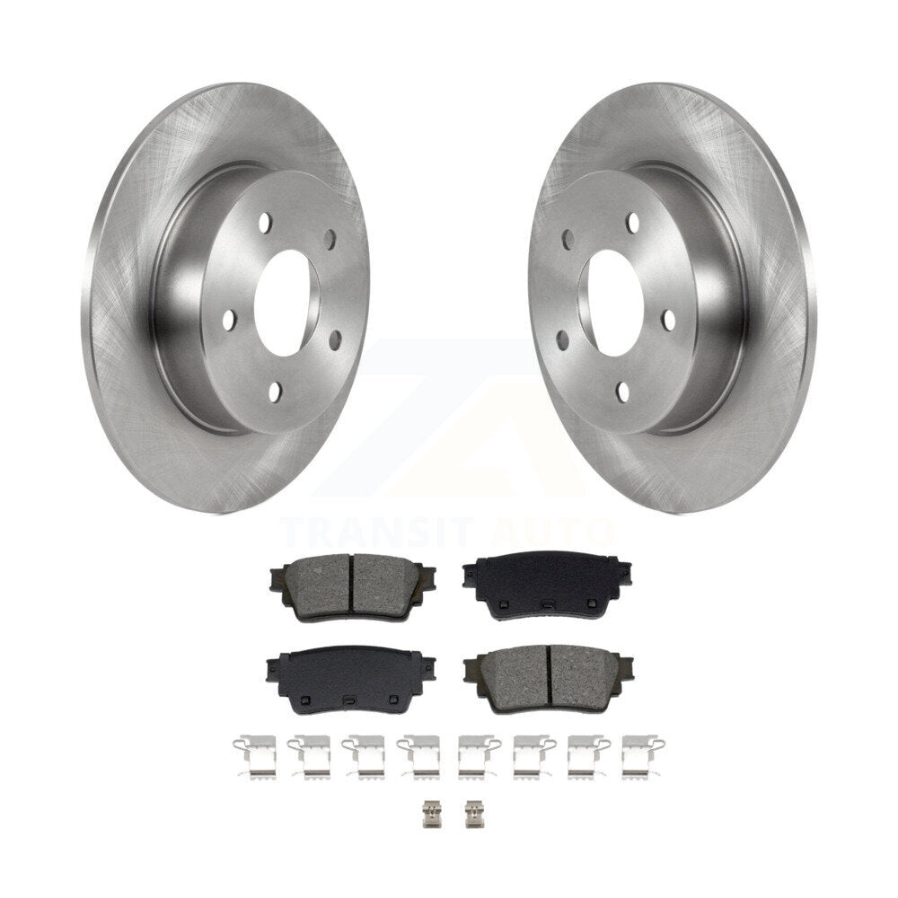 Kit de disques de frein à disque arrière et plaquettes semi-métalliques pour Nissan kick Altima