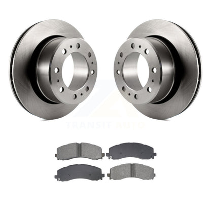 Kit de disques de frein à disque arrière et plaquettes semi-métalliques pour Ram 2500 3500 K8S-104041