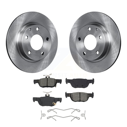 Kit de disques de frein à disque arrière et plaquettes semi-métalliques pour Mazda 3 CX-30 Sport