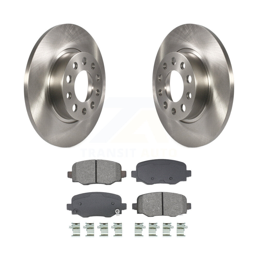Kit de disques de frein à disque arrière et plaquettes semi-métalliques pour Jeep Renegade Fiat 500X