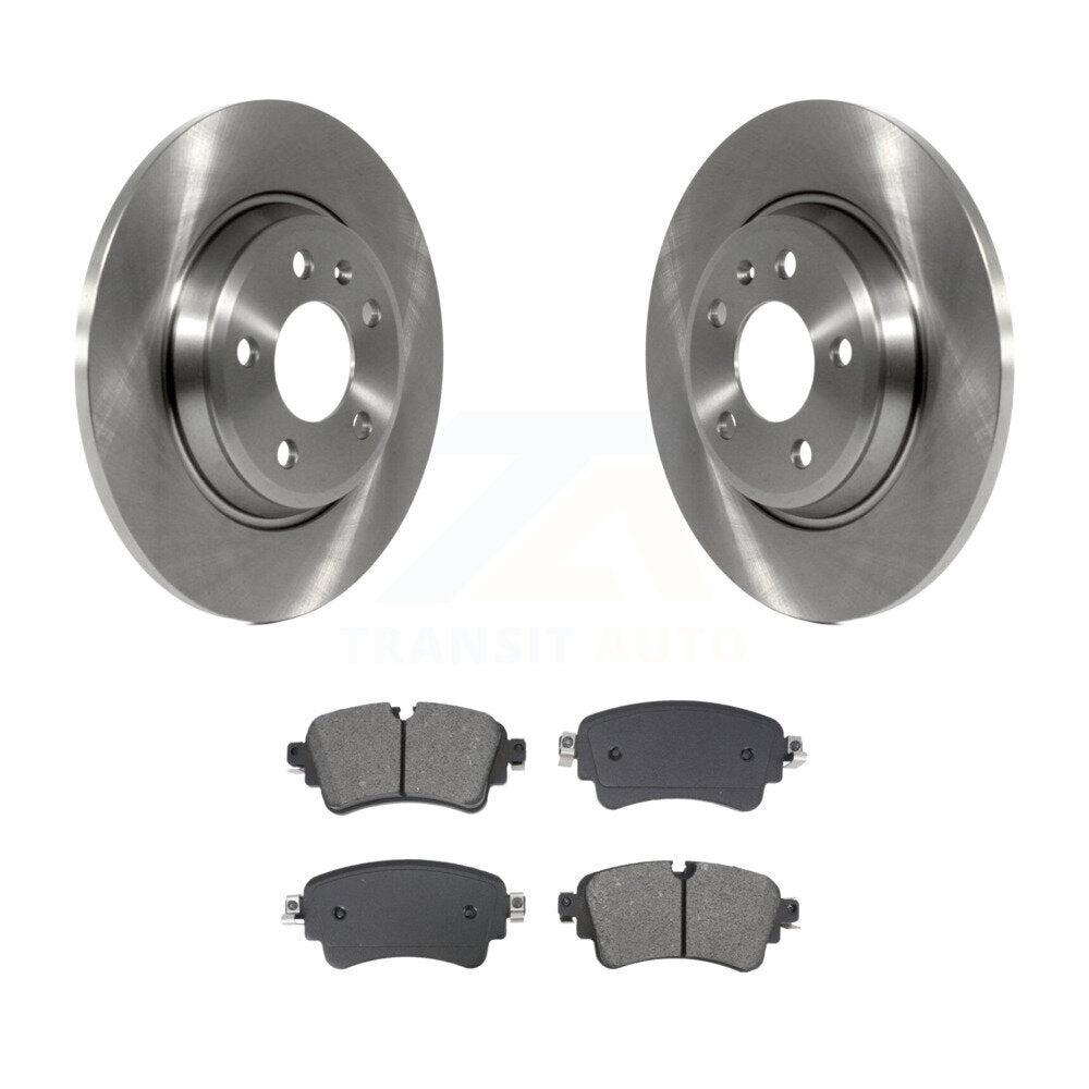 Kit de plaquettes semi-métalliques de Rotor de frein à disque arrière pour Audi A4 Quattro avec solide