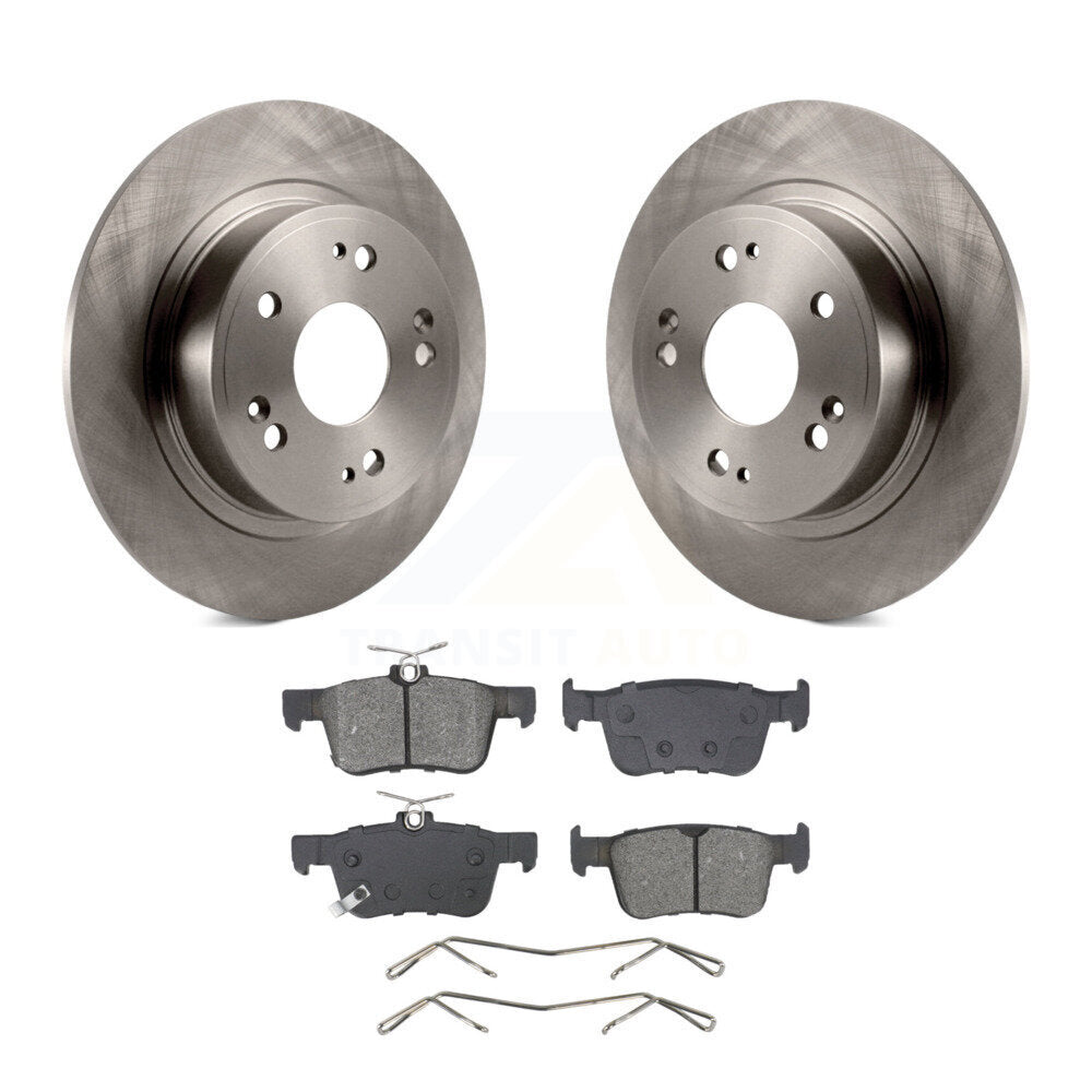 Kit de disques de frein à disque arrière et plaquettes semi-métalliques pour Honda Accord 2018-2022
