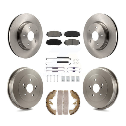 Kit de tambour à plaquettes semi-métalliques pour rotors de frein avant et arrière (7 pièces) pour Suzuki Grand Vitar