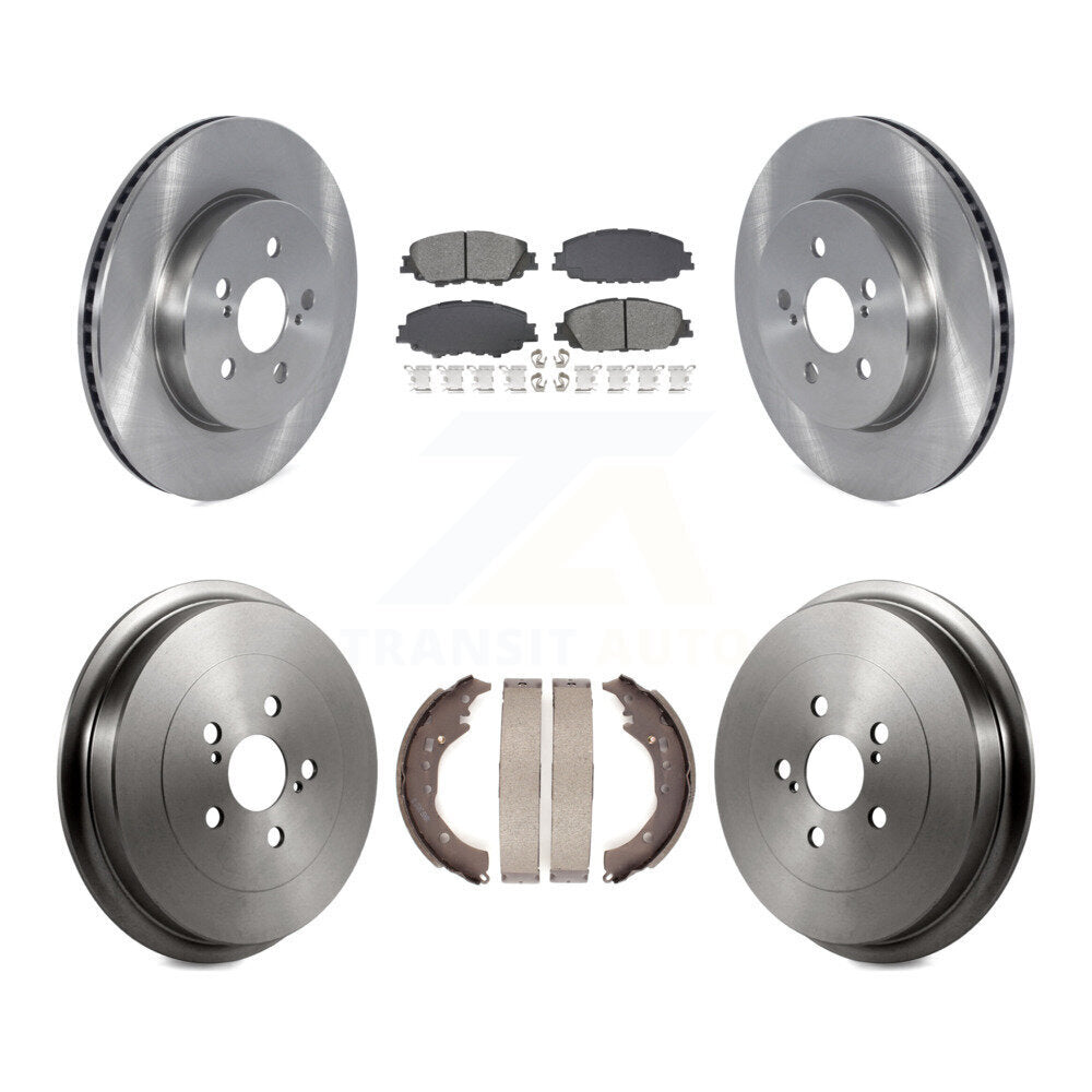 Kit de plaquettes et de tambour semi-métalliques pour Rotor de frein avant et arrière, pour Toyota Corolla 2019 2.0