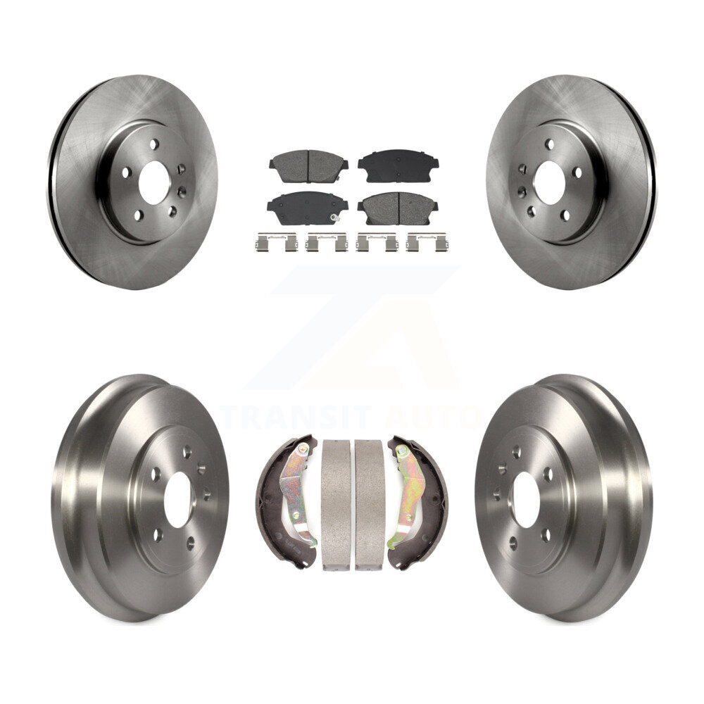 Kit de plaquettes et de tambour semi-métalliques pour Rotor de frein avant et arrière, pour Chevrolet Tra 2013 – 2017