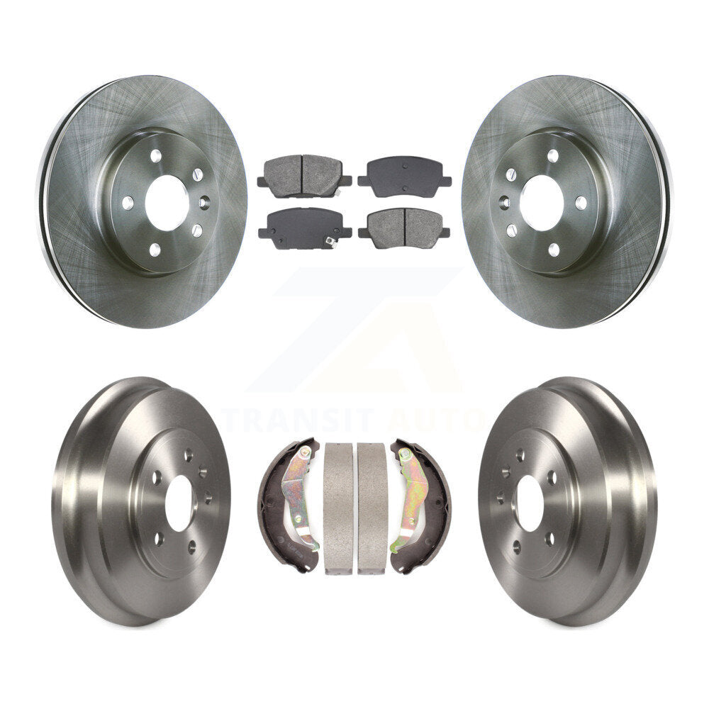 Rotors de frein avant et arrière, Kit de tambour à plaquettes semi-métalliques pour Chevrolet Soni 2018 – 2020