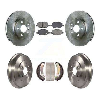 Rotors de frein avant et arrière, Kit de tambour à plaquettes semi-métalliques pour Chevrolet Soni 2018 – 2020