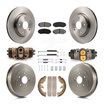 Kit de tambours à plaquettes semi-métalliques pour rotors de frein avant et arrière (9 pièces) pour Suzuki Grand Vitar