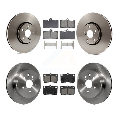 Kit de plaquettes de frein semi-métalliques pour rotors de frein avant et arrière (6 pièces) pour Lexus IS350 GS350 GS450