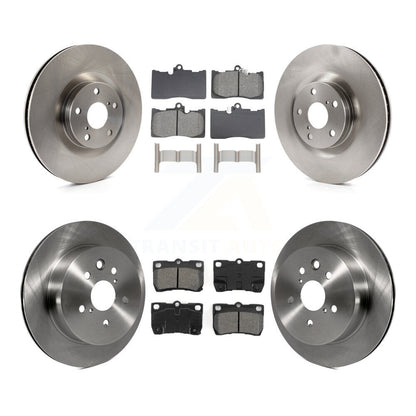 Kit de plaquettes de frein semi-métalliques pour rotors de frein avant et arrière (6 pièces) pour Lexus IS350 GS350 GS450
