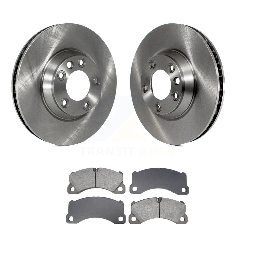 Kit de disques de frein à disque avant et plaquettes semi-métalliques pour Porsche Cayenne