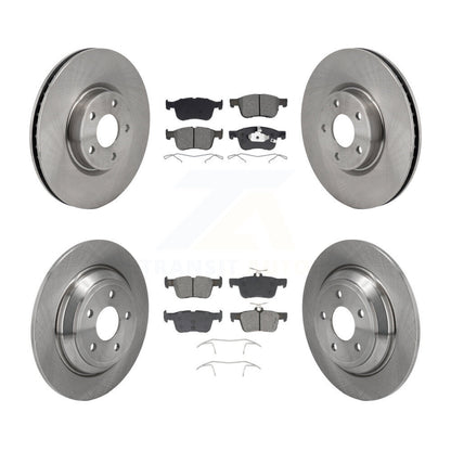 Kit de rotor de frein à disque avant et arrière et plaquettes semi-métalliques pour Ford Escape Bronco Spor