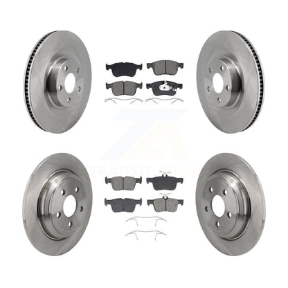 Rotors de frein à disque avant et arrière et kit de plaquettes semi-métalliques pour Ford Maveric 2022 – 2023