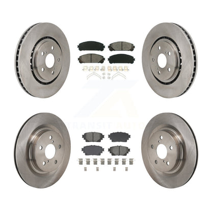 Kit de rotor de frein avant et arrière et plaquettes semi-métalliques pour Toyota Sienna RAV4 Prime bZ4