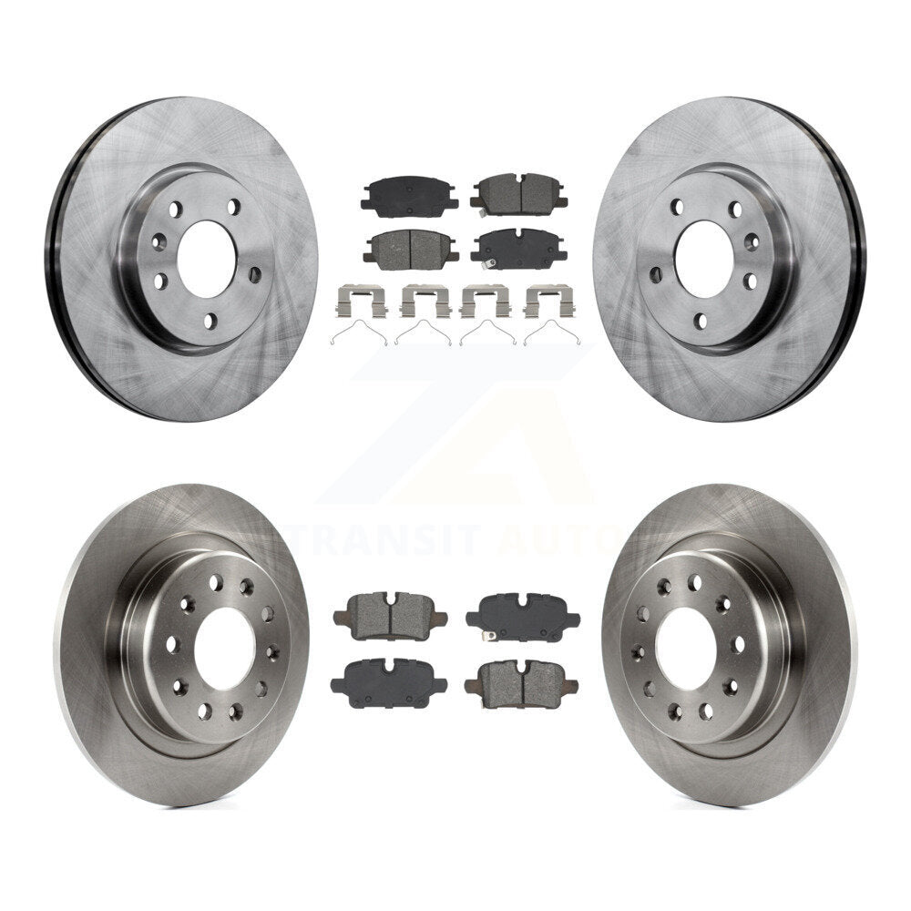 Kit de rotor de frein avant et arrière et plaquettes semi-métalliques pour Chevrolet GMC Terrain Equino