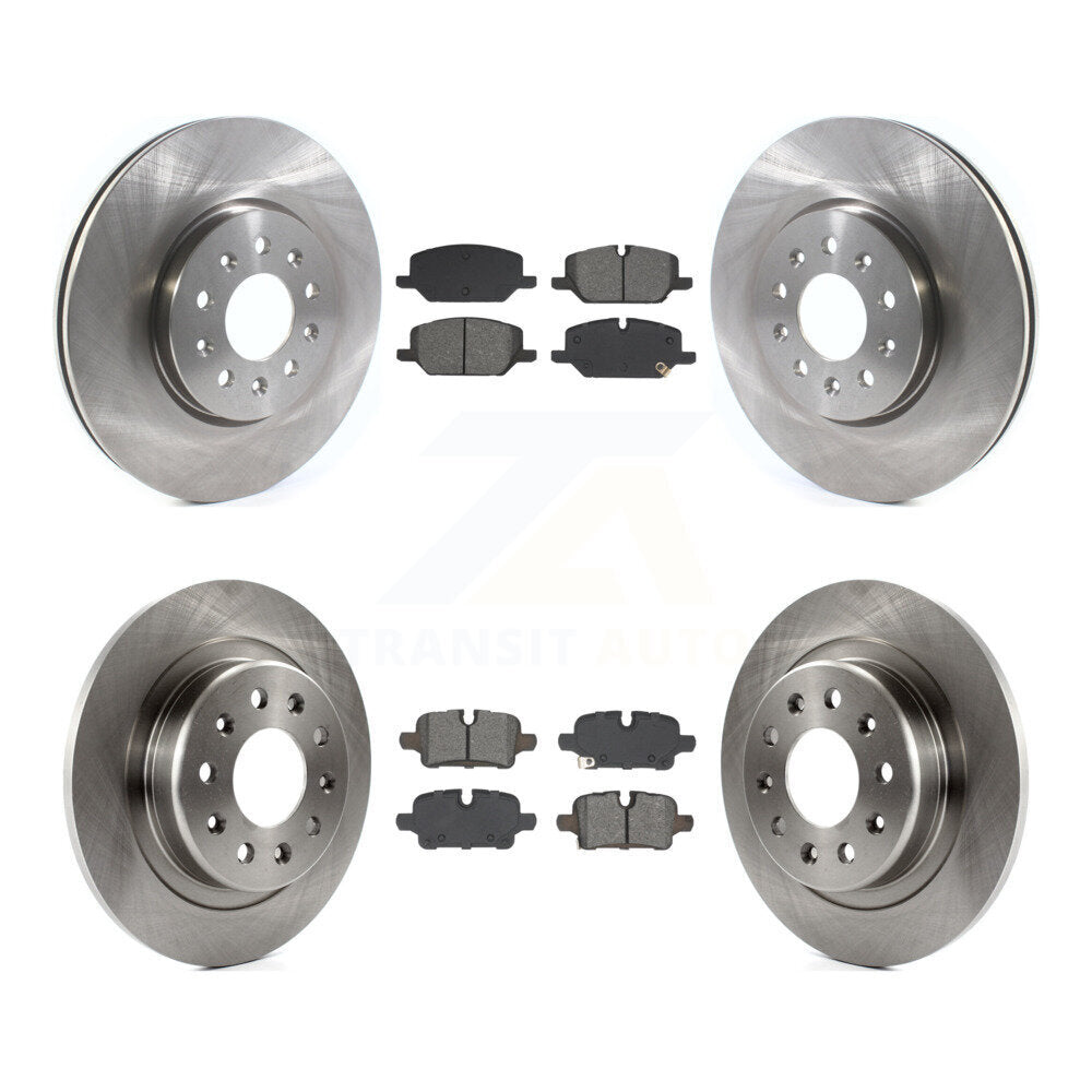 Rotor de frein avant arrière et Kit de plaquettes semi-métalliques pour Chevrolet Equinox GMC Terrai