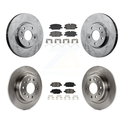 Kit de rotors de frein à disque avant et arrière et plaquettes semi-métalliques pour Chevrolet Malibu