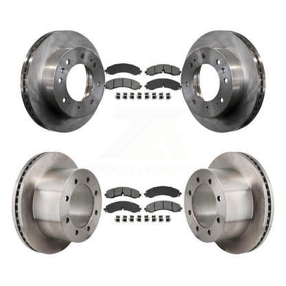 Kit de rotors de frein avant et arrière et plaquettes semi-métalliques pour GMC Sierra 3500 HD Chevrole