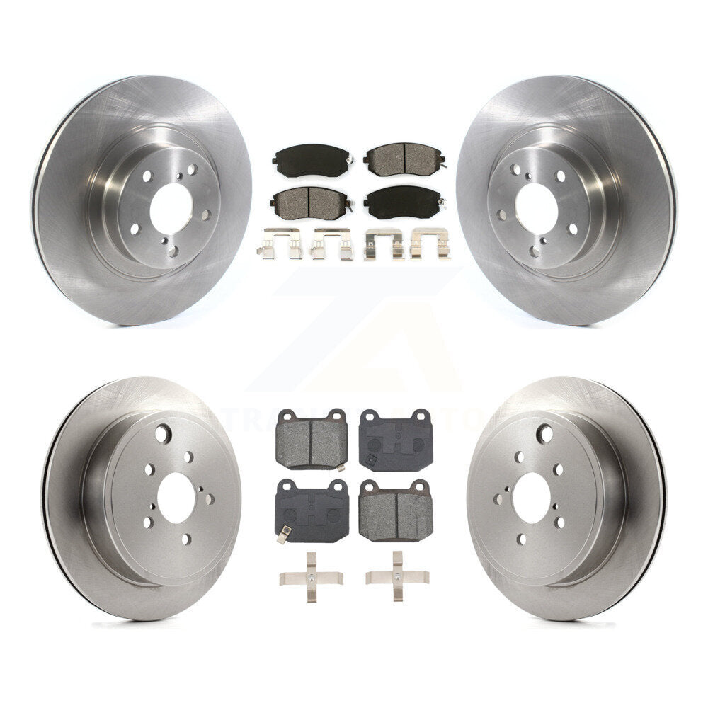Kit de plaquettes de frein semi-métalliques pour Rotor de frein avant et arrière, pour Subaru BRZ Limited/Premiu 2017