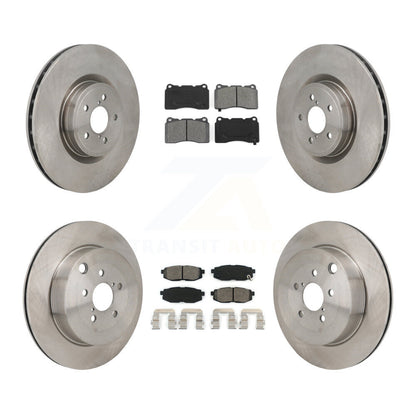 Kit de rotor de frein avant et arrière et plaquettes semi-métalliques pour Subaru BRZ avec frein Brembo
