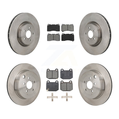 Kit de rotors de frein à disque avant et arrière et plaquettes semi-métalliques pour Subaru BRZ Toyota 8