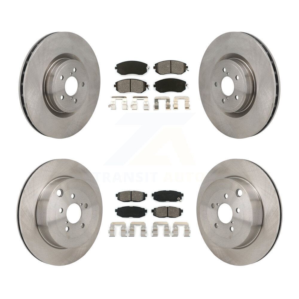 Kit de plaquettes semi-métalliques de rotor de frein avant et arrière pour Toyota 86 19 avec frein Brembo