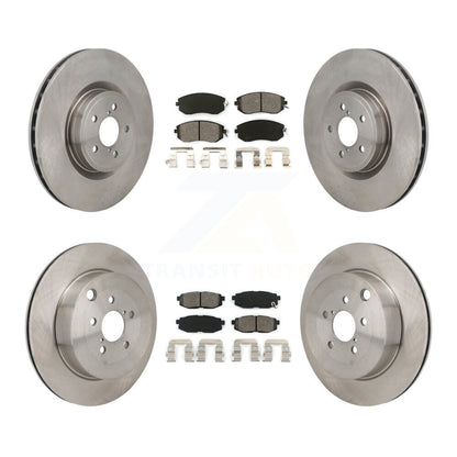 Kit de plaquettes semi-métalliques de rotor de frein avant et arrière pour Toyota 86 19 avec frein Brembo