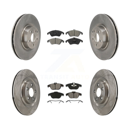 Kit de disques de frein à disque avant et arrière et plaquettes semi-métalliques pour Mercedes-Benz E400