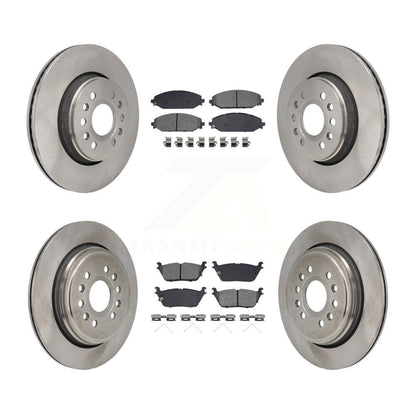 Kit de plaquettes de frein semi-métalliques pour Rotors de frein avant et arrière, pour Ram 1500 Jeep Wagoneer Grand