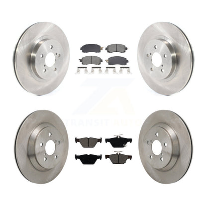 Kit de rotors de frein à disque avant et arrière et plaquettes semi-métalliques pour Subaru Crosstrek