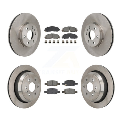Kit de rotor de frein avant et arrière et plaquettes semi-métalliques pour Chevrolet Colorado GMC Canyo