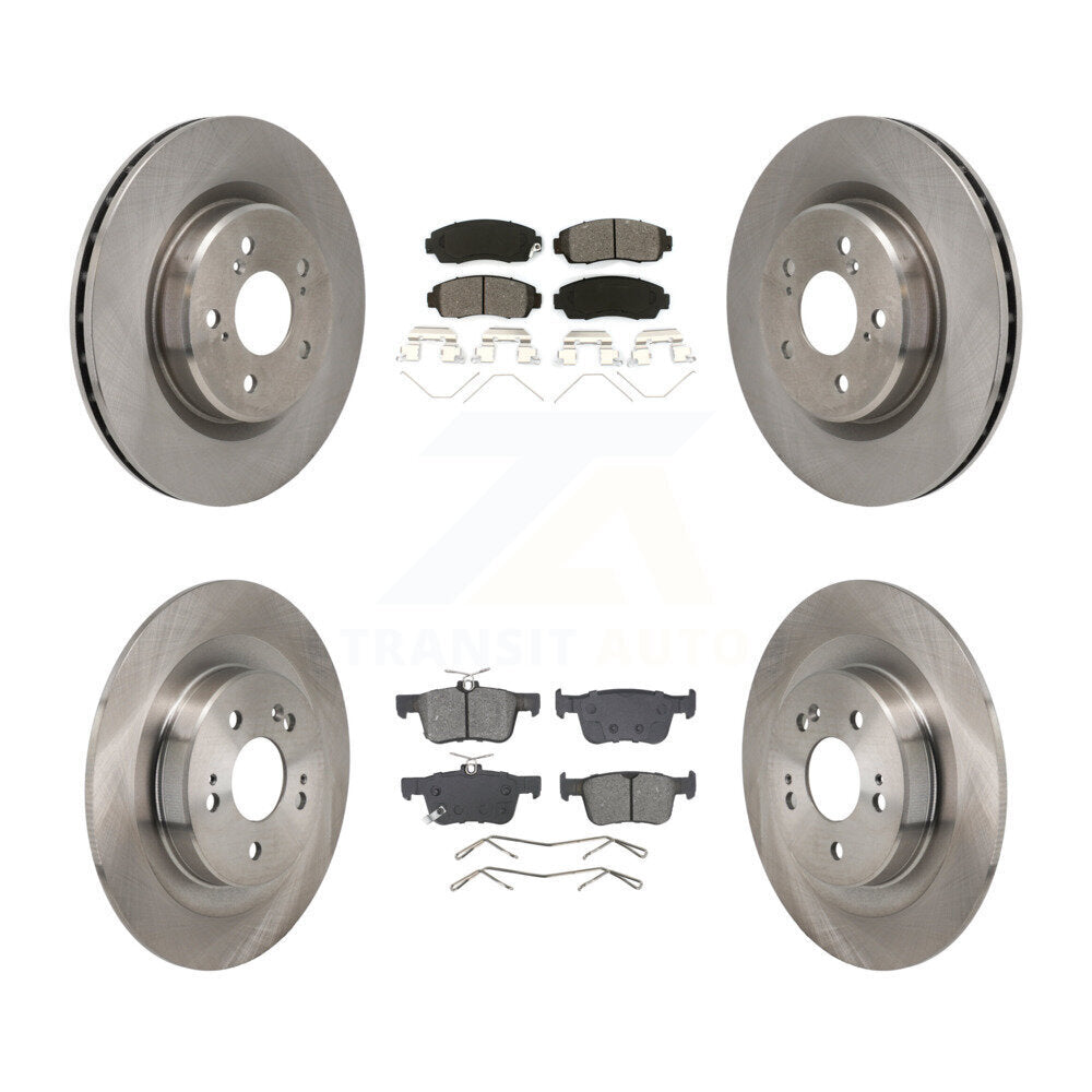 Kit de rotor de frein à disque avant et arrière et plaquettes semi-métalliques pour Acura TLX 2021 2023 2.0